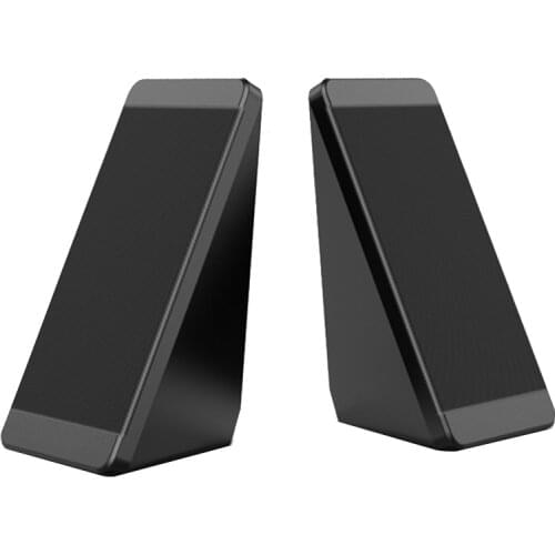 Top Deals EZEEY 2PCS USB Wired Computer Speakers PC Elevation Angle Horns for Laptop Desktop Speaker Multimedia Loudspeaker