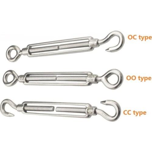 304 stainless steel OO / CC / OC open body flower basket screw tight rope device closed body flower orchid M4-M24