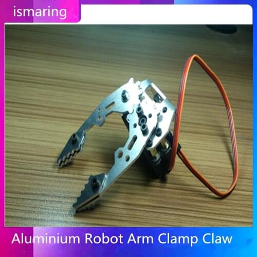 Aluminium Robot Arm Clamp Claw Metal Mechanical Paw Manipulator Robotic Arm Compatible with MG996 for Arduino DIY Kit