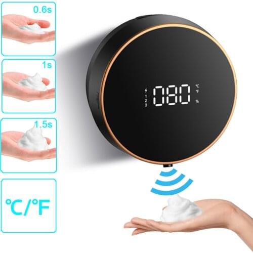 Touchless Automatic Soap Dispenser Charging Smart Foam Machine Infrared Sensor Wall-mounted Foam Soap Dispenser Hand Sanitizer