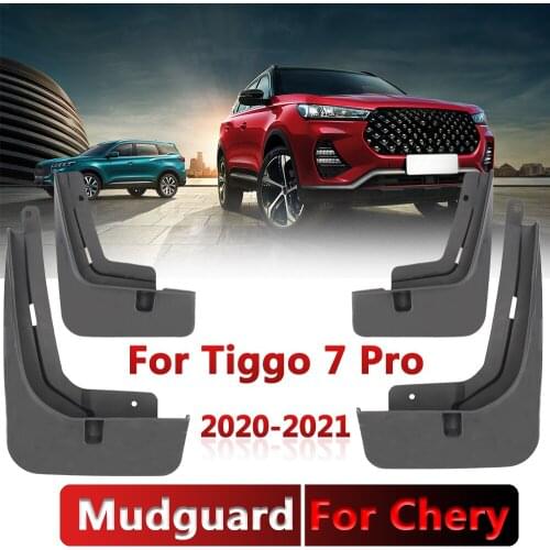 Mudguards Car Accessories Mud Flaps Front Rear Fender 4 PCS Guard Splash Flap For Chery Tiggo 7 Pro 2020-2021