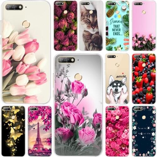 Lovely Silicone Case for Huawei Honor 7A Pro Coque Soft TPU Back Cover Protection Shell For Huawei Honor 7A Pro 7Apro Case Funda