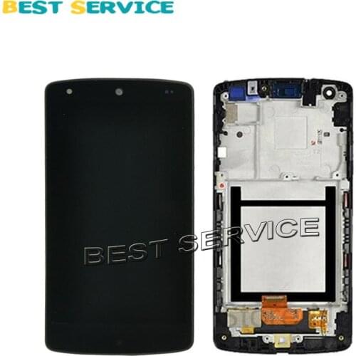 For LG Nexus 5 D820 D821 LCD Display Touch Screen Digitizer bezel Frame Assembly