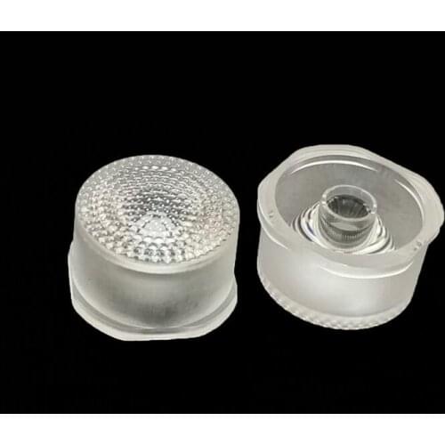 #HCIE-16.5 High quality Waterproof Led Lens, 45 degree, Lens diameter: 16.5mm, Height: 10.5mm, Bead Surface, PMMA