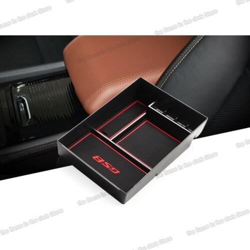 Lsrtw2017 Abs Car Interior Center Armrest Plate Storage Box for Trumpchi Gac Gs8 2017 2018 2019 2020 Interior Accessories Auto