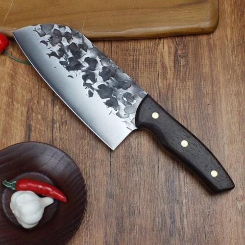 Forged Kitchen Knife Vgetable Cutter Meat Cleaver Chefs Knife Chopping Slicing Cooking Knives for Women