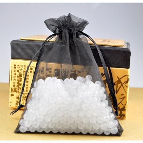 Lot 200pcs/lot Black Drawable Small Organza Bags Favor Wedding Christmas Gift Bag Jewelry Candy Packaging Bags Pouches