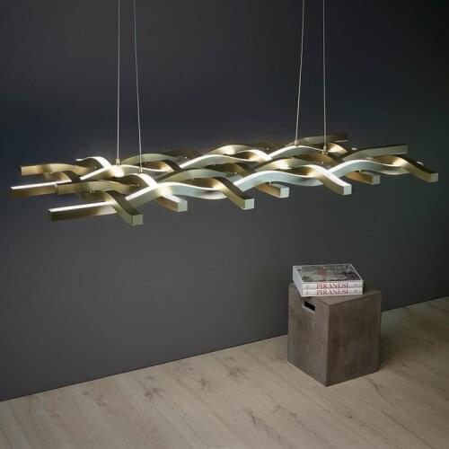 Post-modern restaurant chandelier atmosphere hotel club art lighting creative design bar table simple lamps