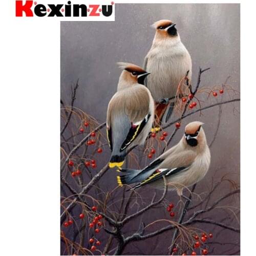 Kexinzu Full 5D DIY Square/Round Diamond Painting" Animal bird" 3D Embroidery Cross Stitch Mosaic diamondpainting Gift