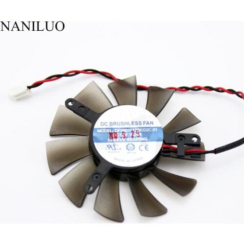 NANILUO DF0601012SEG2C 01 12V 0.24A 2Pin For ZOTAC GT630 6010 Graphics Card Fan