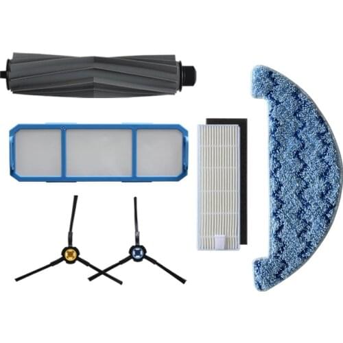 Mop Cloth Main Brush Hepa Filter Side Brush Primary Dust Filter for Chuwi Ilife A7 A9S Vacuum Cleaner Parts Replacements