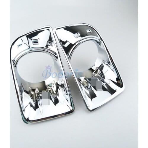 Reflector Fog Light Lamp Cover Sticker Decoration Garnish Moulding Trim 2012 2013 2014 For ISUZU DMAX D-MAX D MAX Accessories