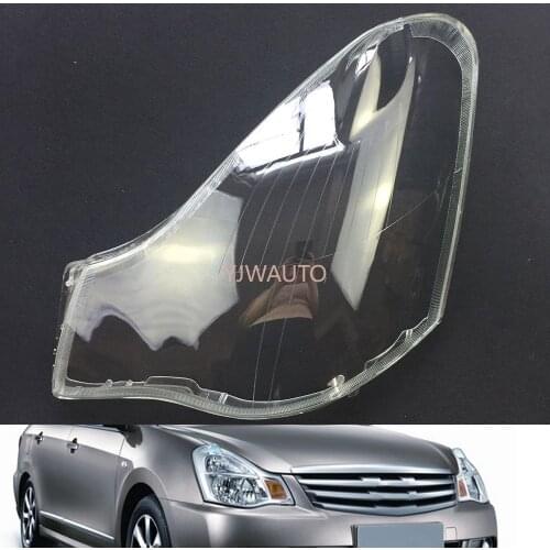 Headlight Lens For Nissan Sylphy 2006~ 2012 Headlamp Cover Car Replacement Head Lamp Auto Shell