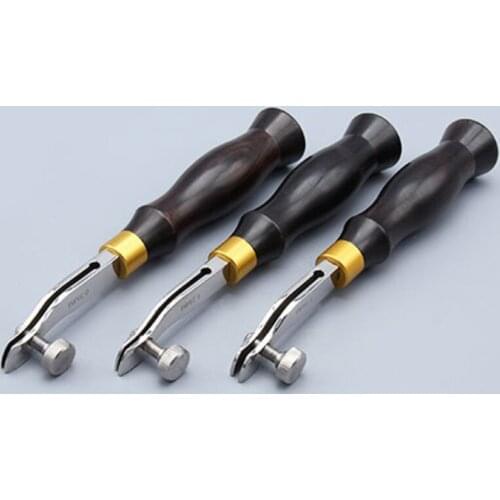 DIY Leather Craft Scribe Adjustable Pro Stitching Groover Crease Leather Tools Handle Stitching Sewing And Groover Sewing Tools