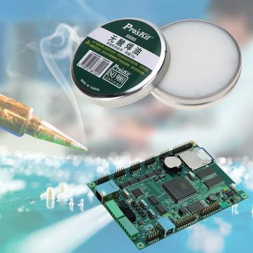 ProsKit 50g 8S005 acid-free soldering oil solder paste flux and soldering Flux consumables, DIY welding tools accessories
