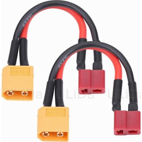 XT60 Male To Female T-Connector / Adapter (Deans plug) RC Lipo / NiMH ESC NEW Plug Female Wire Connector