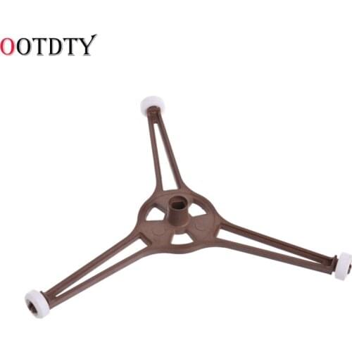 OOTDTY Microwave Oven Triangle Shaped Tray For Microwave Parts 24.5cm Flat Glass Plate