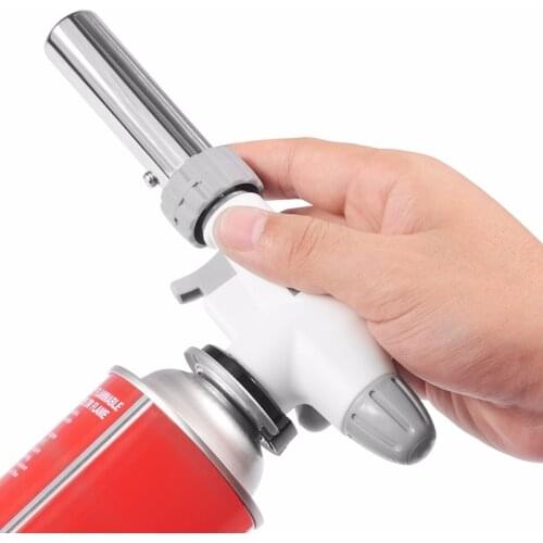 Camping Gas Torch Flame Gun Fire Lighter Butane Burner Barbrcue Baking Welding Picnic Igniter Camping Equipment Accessories