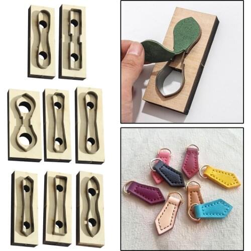 Leather Cutting Die Strip Scrapbook Embossing,Wooden Die Cutting Leather Die Cutter,Leather Mold for DIY Crafts Home Decor