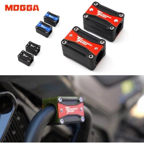 For YAMAHA TENERE 700 Tenere700 2019 2020 Motorcycle Engine Guard Crash Bar Bumper Protection Decorative Block Accessories Red