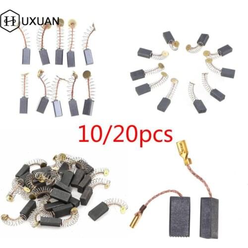 10pcs Or 20pcs Carbon Brushes Spare Parts Mini Drill Electric Grinder Replacement For Electric Motors Rotary Tool
