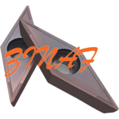 10pcs VCMT160404 VCMT160408 Carbide insert for External Turning Tool metal lathe VCMT160408 CNC turning insert Cutting tool