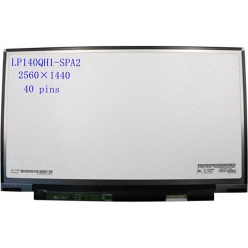 14.0''inch QHD 2560*1440 slim 40pins LP140QH1-SPA2 LP140QH1 (SP)(A2) Laptop LCD Display screen Matrix
