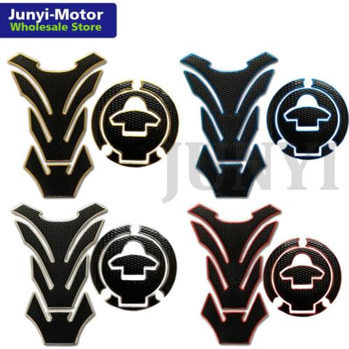 Motorcycle 3D Rubber Tank Gas Cap Pad Filler Cover Sticker Decoration Fit For Yamaha YZF-R15 R25 R3 Mslaz150 MT25 MT03
