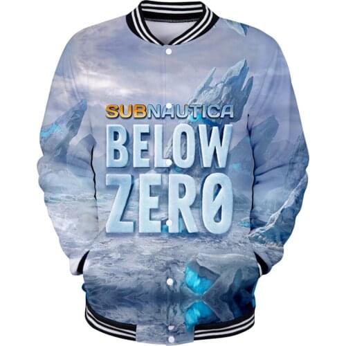Anime Subnautica Below Zero Game 3D Baseball Jackets Women/Men Fashion Long Sleeve Jacket Hot Casual Streetwear Clothes Kawaii