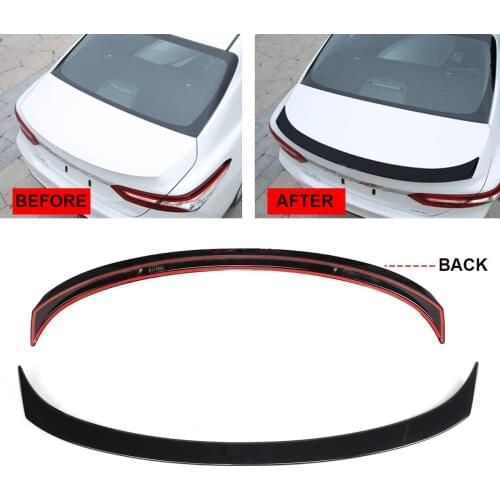 Black Rear Roof Window Spoiler Car Boot Lip Wing Decoration Rear Trunk Spoiler For Toyota Camry 2018-2019