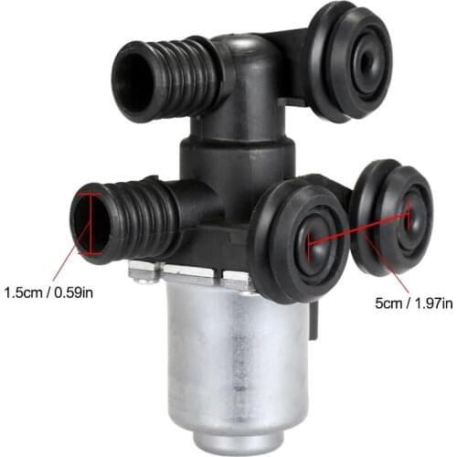 For BMW E39 E46 3 5 Series E83 X3 64118369805 Heater Control Valve Solenoid HAVC Water Heater Climate Control Valve Replacement