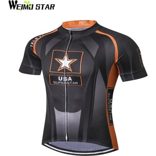 Weimostar Summer Mens Team bike MTB bicycle shirt Cycling Jerseys Cycling clothing bicycle jersey short sleeve Cycling wear
