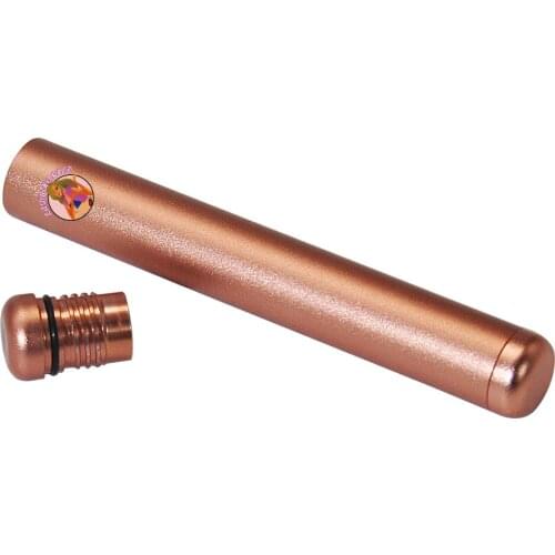 110MM Metal Cigarette Tobacco Doob Tube Storage Container Stash Jar Aircraft Aluminum Metal Cigarette Rolling Cone Paper Holder