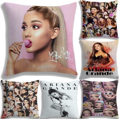 Fashion Ariana Grand Pillow Covers Throw Cushions For Children Kids Pillow Case Cute Decorative Pillowcase Bedroom Throw Pillow