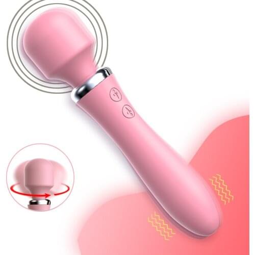 Powerful Magic Wand AV Stick Vibrator Sex Toys For Women Personal Body Massager Clitoris Stimulator Dual Head G Spot Vibrator
