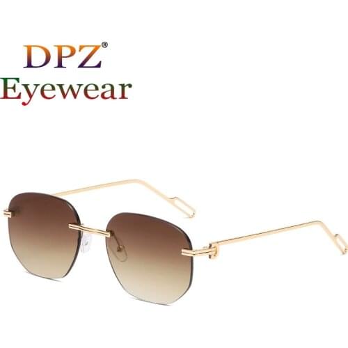 2021 New classic womens small frame cut-edge sunglasses mens fashion hip-hop trend brand design sunglasses Oculos De Sol