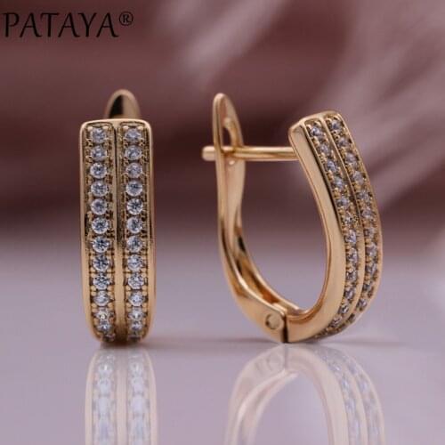PATAYA Women's Gold Earrings