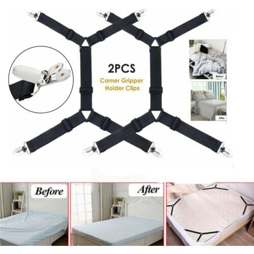 Bed sheet fastenrs Drap de Lit Attaches Blankets Pinces Support Clip Housse Matelas Sangles for bed sheets, mattress pads