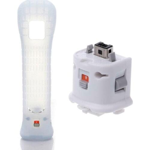 Studyset Sensor Accelerator Silicone Sleeve for Nintendo Wii Remote Contoller Case Cover Skin for Gaming Accessories Black White