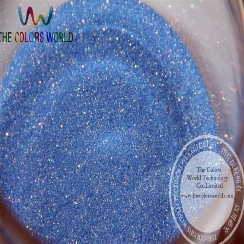 TCH2025 wholesale 0.1mm 004 Iridescent Bullion Blue Color Glitter Powder for nail,tatto art decoration DIY powder