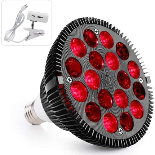 With Timing 54W Red Light Therapy Lamp 660nm & 850nm Near Infrared Light Therapy Devices for Face and Pain Relief