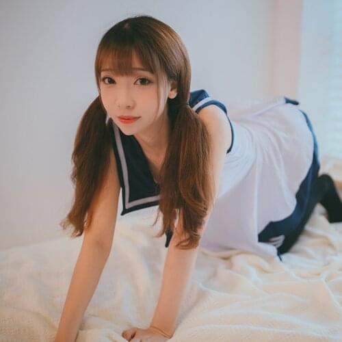 Japan/Korean School Uniforms Sexy Cute Women/Girl Sailor Suit JK Student Clothing Set dress+Panties Set Nightclub party clothing