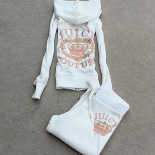 Two Piece Casual Velet Tracksuit Womens Sets Hooded Long Sleeve Women Zipper Suit Spring Fall Letter Pattern Sport Pants S-2XL