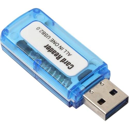 1Pc USB 2.0 4 in 1 Memory Multi Card Reader for M2 SD SDHC DV Micro SD TF Card 480 Mbps