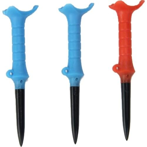 3pcs/Set Professional Golf Tee Guide Magnetic Rotatable Tees Replacement Assorted 80/76mm for Golfer Training