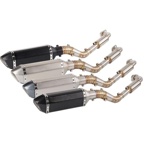 For Yamaha Nmax 155 / 125 Nmax155 Nmax125 (2015-2017) Slip On Exhaust Full System Muffler Pipe Motorcycle Mid Front Tube Headers