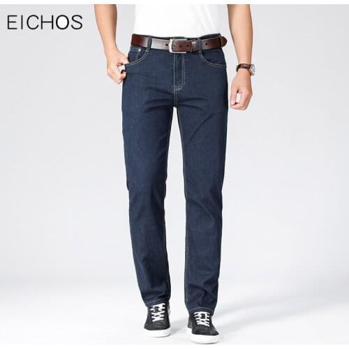 EICHOS Straight Jeans For Men