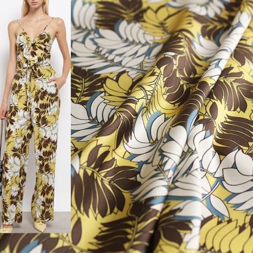 Red Raspberry 20momme Elastic Twill Satin Silk Flowers Fabrics Garment Materials Women Dress DIY Sewing Cloth Freeshipping