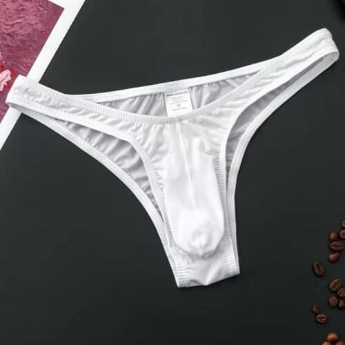 European sexy Thongs mens underwear gay thongs sex appeal mens u convex underwear male
