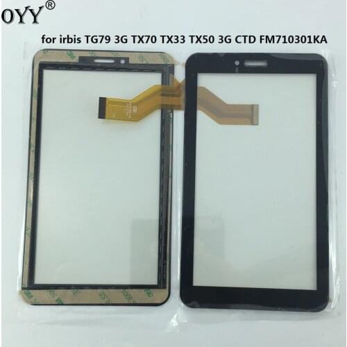 Irbis TG79 3G TX70 TX33 TX50 3G Tablet pc CTD FM710301KA NJG070099JEG0B-V0 touch screen external capacitive screen glass Sensor